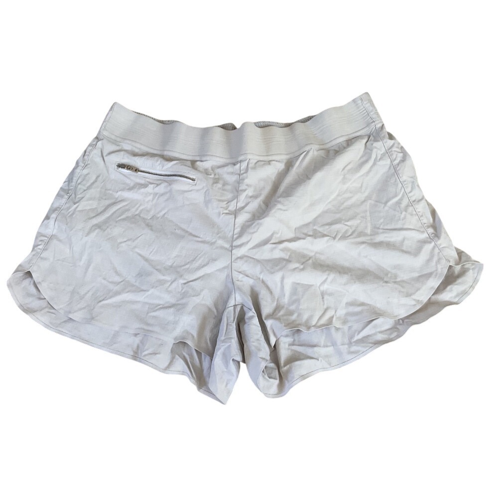 Athleta Trekkie North Light Gray Ripstop Shorts Womens‎ 14